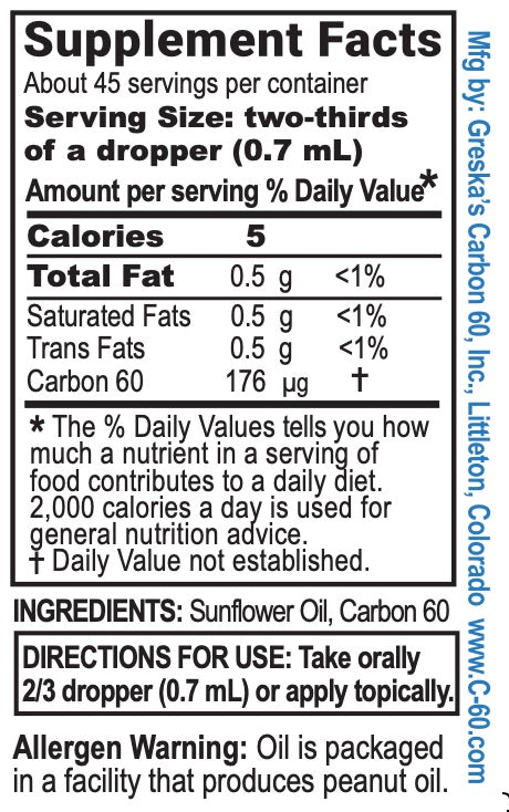 supplement facts and ingredient label