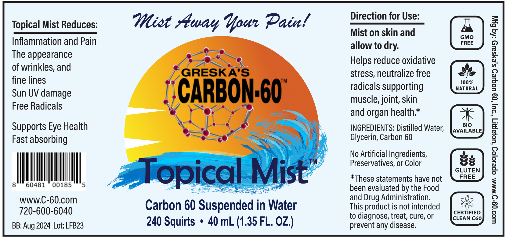 Tropical mist benefits