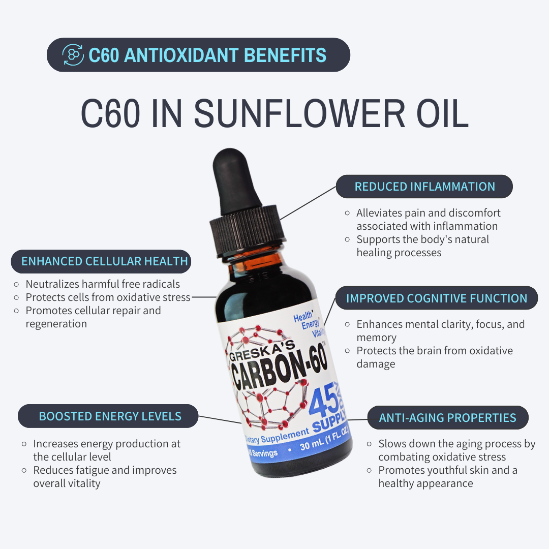 c60 antioxidant benefits