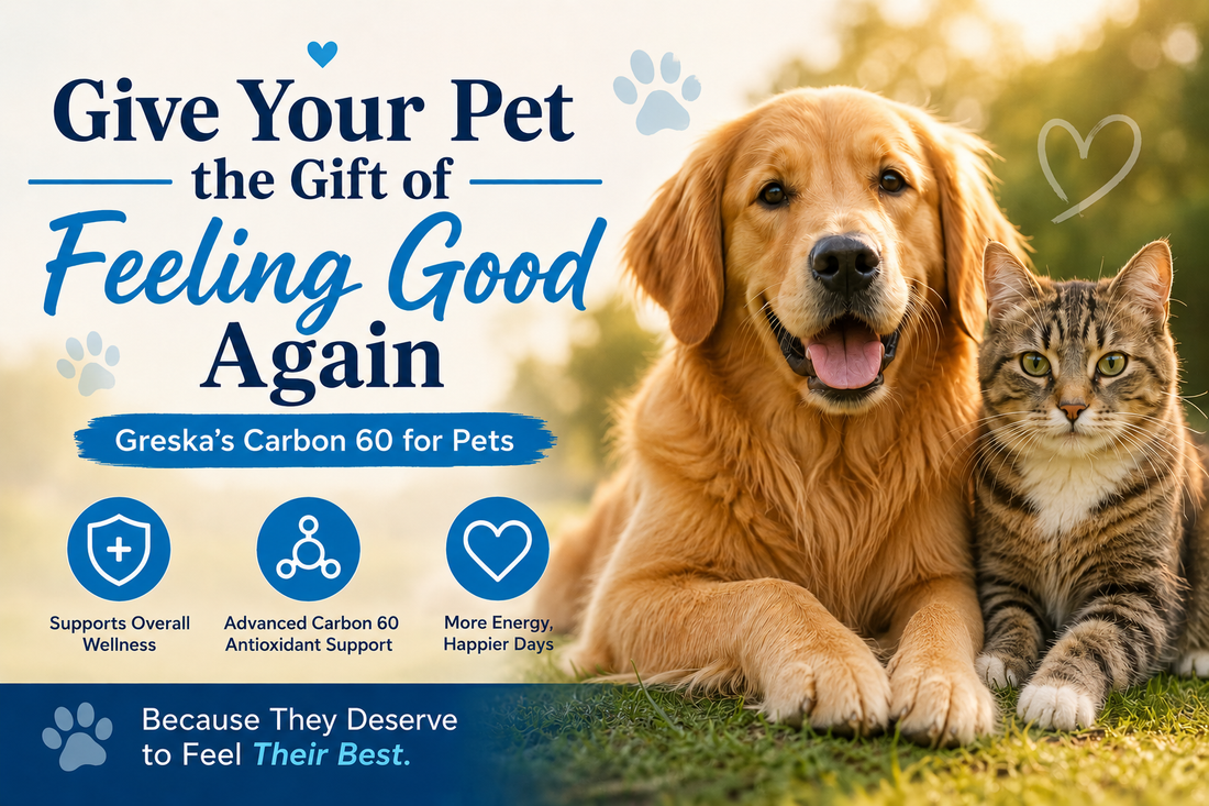 Give Your Pet the Gift of Feeling Good Again: Greska's Carbon 60 for Pets