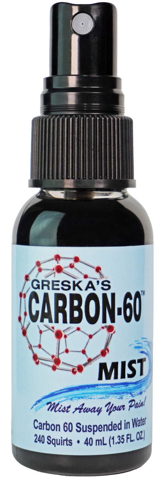 Discover Relief Like Never Before: Greska's Carbon 60 Topical Mist