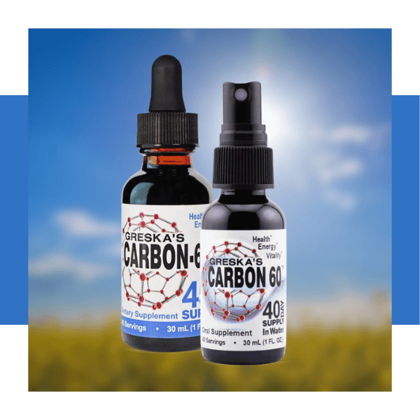 bottles of Greska's Carbon 60