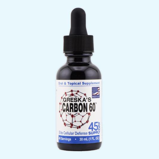 Greska’s 45-Day Supply C60 in Low Omega 6 Heart Healthy Sunflower Oil
