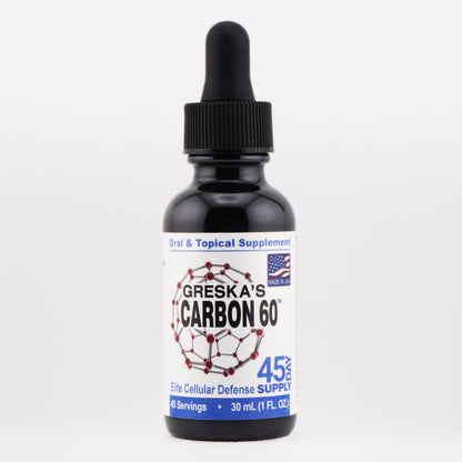 Greska’s 45-Day Supply C60 in Low Omega 6 Heart Healthy Sunflower Oil  Oral Supplement for Overall Health