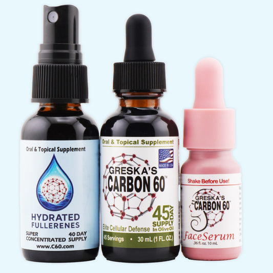 THE C60 Bundle – Olive Oil The Ultimate Cellular, Anti-Inflammatory, and Beauty Overhaul Package