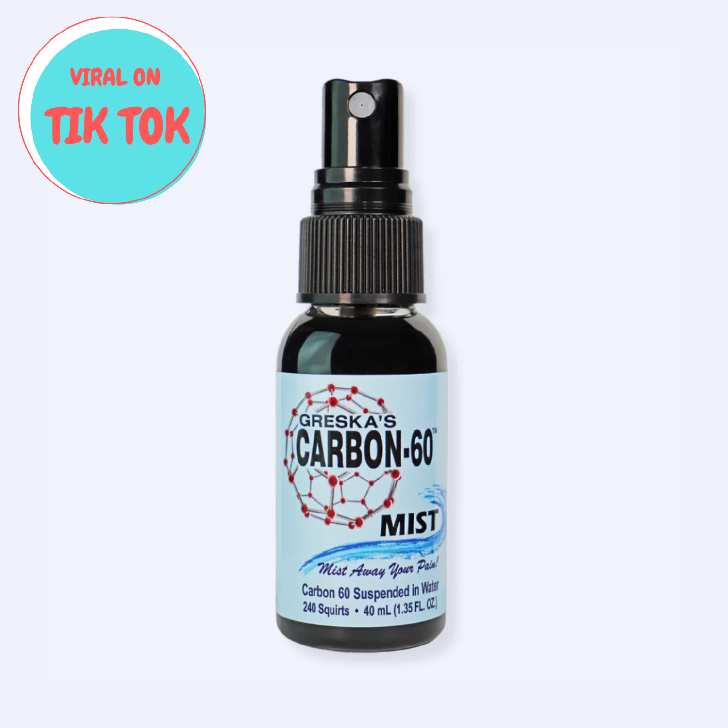 #1 Antioxidant Mist | Anti-Inflammatory Skin Protection & Repair - Greska's c60 carbon 60 supplement